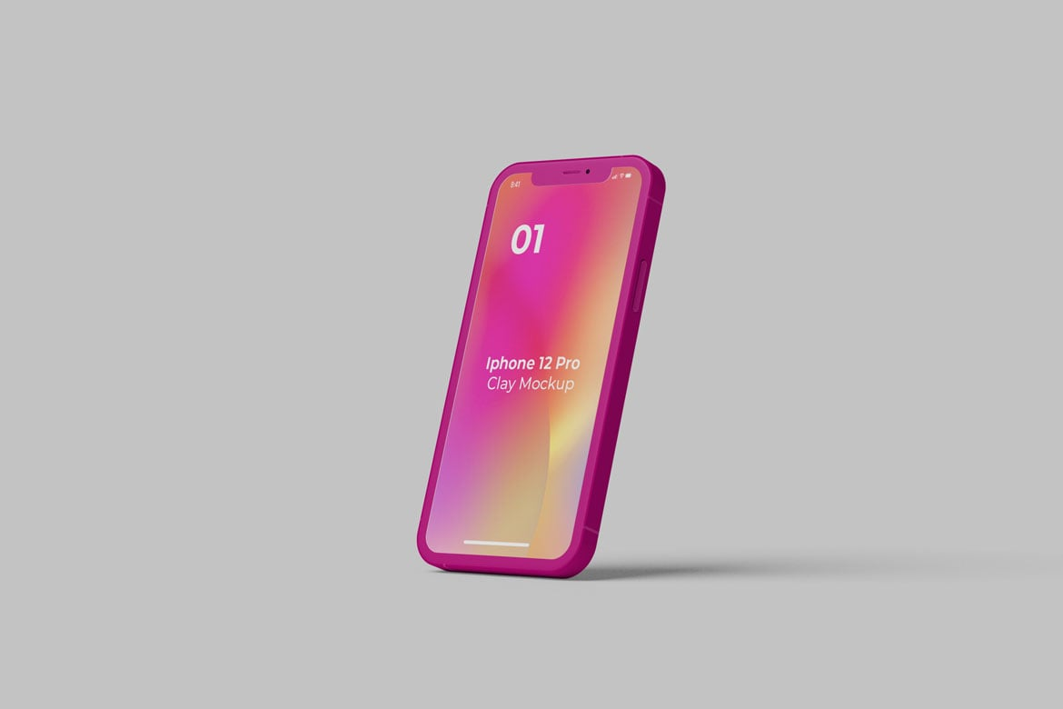 图片[4]-Phone 12 Pro Clay Mockup（378357）-技能树